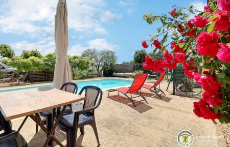 G&icirc;te n&deg;294706 Saint-Sauveur-de-Cruzi&egrave;res - Ard&egrave;che - Piscine &agrave; partager - agr&eacute;able moment d&eacute;tente au soleil