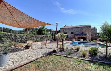 Mas Fournier, vacances réussies dans un mas en pierres avec piscine privée, sauna et loisirs Gîte n°50712 Chambonas - Ardèche - Mas Fournier, vacances réussies dans un mas en pierres avec piscine privée, sauna et loisirs