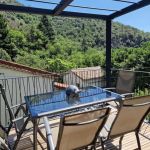 La terrasse privative du gîte La terrasse privative du gîte