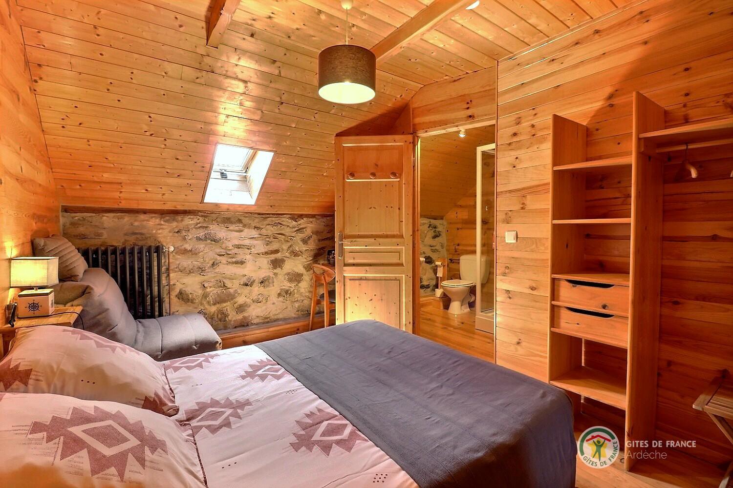 Chambre Areilladou (lit en 140) et canapé convertible pour 1 personne photo 2