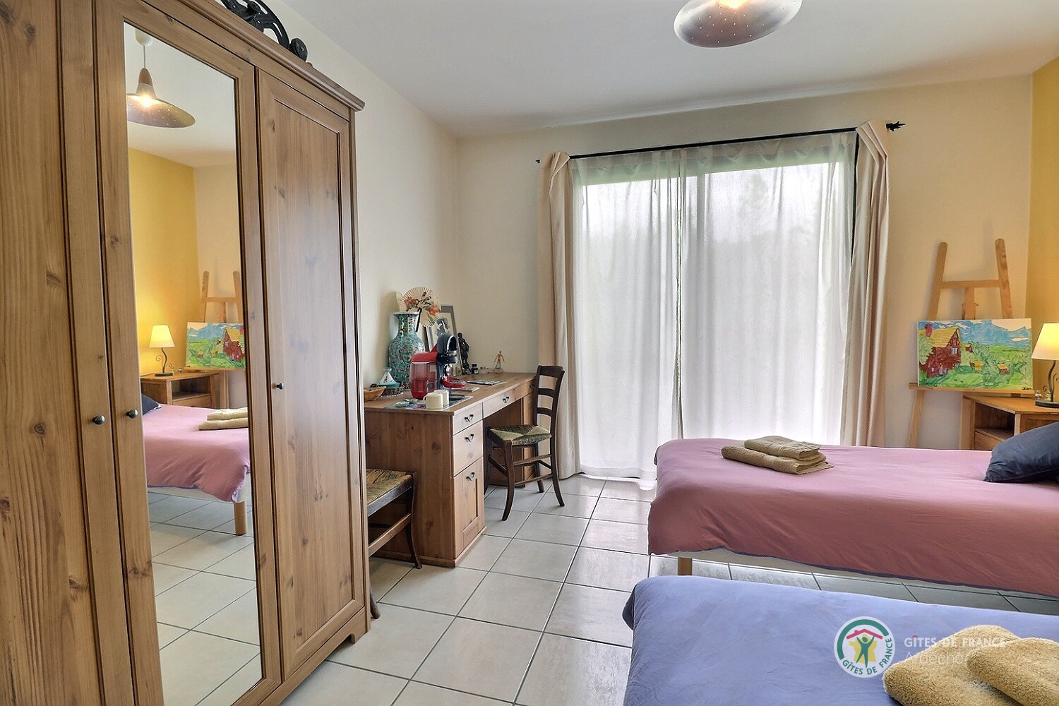 Chambre 3 : 2 lits en 80 cm jumelables en 160 cm photo 20