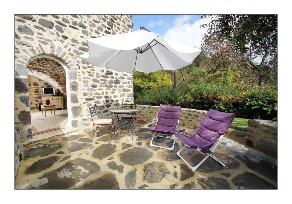 Terrasse privative Chambre La Cave photo 4