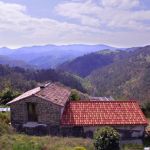 Vue a&eacute;rienne du g&icirc;te
