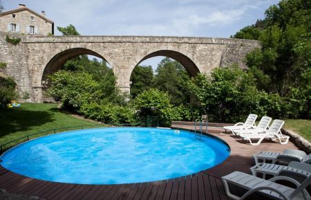 G&icirc;te n&deg;286703 Saint-Pierreville - Ard&egrave;che - La piscine &agrave; la Rastelayre